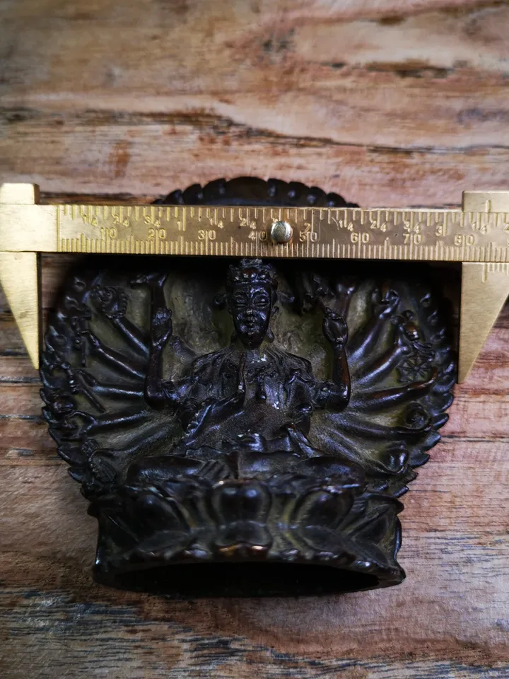 Gandhanra Antique Tibetan Statue,Thousand Armed Avalokitesvara, Padmapani,Kuanyin,80 Years Old