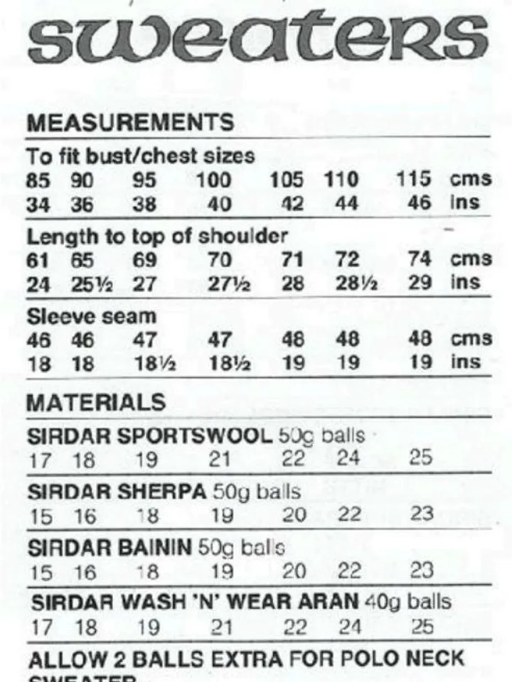 Pdf sweater knitting pattern pdf instant download, women men sweater pattern