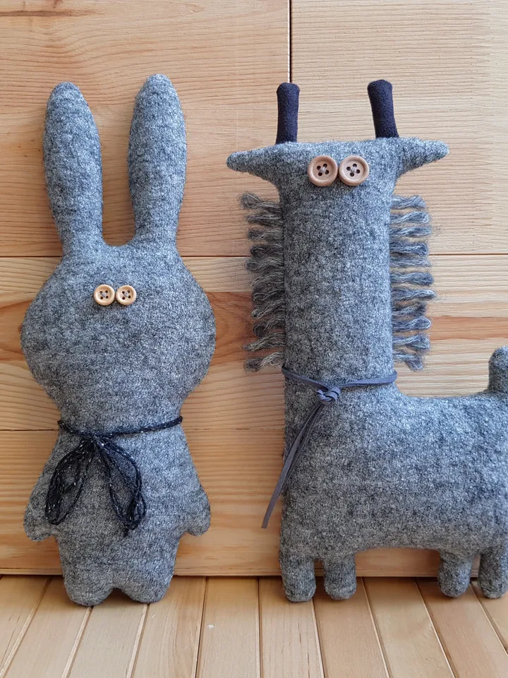 stuffed sheep sewing pattern PDF digital tutorial in English, stuffed animal sewing diy