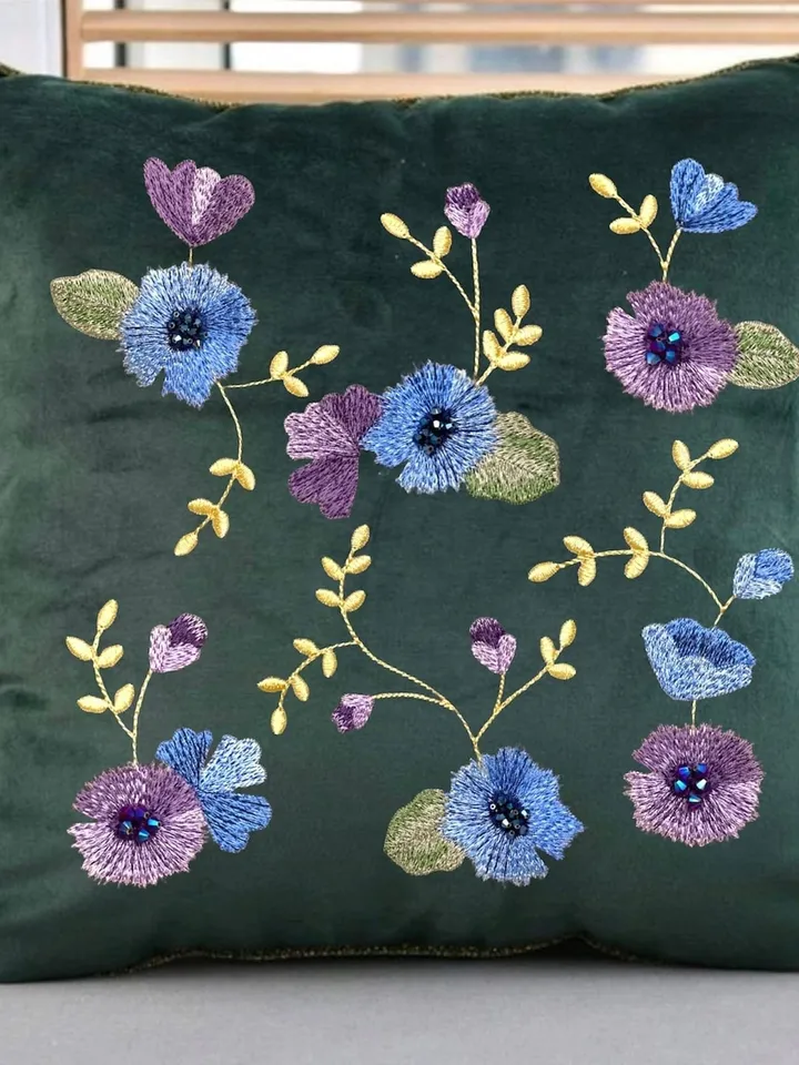 Flowers arrangement set of six flowers designs for machine embroidery digital embroidery pattern machine embroidery design floral embroidery