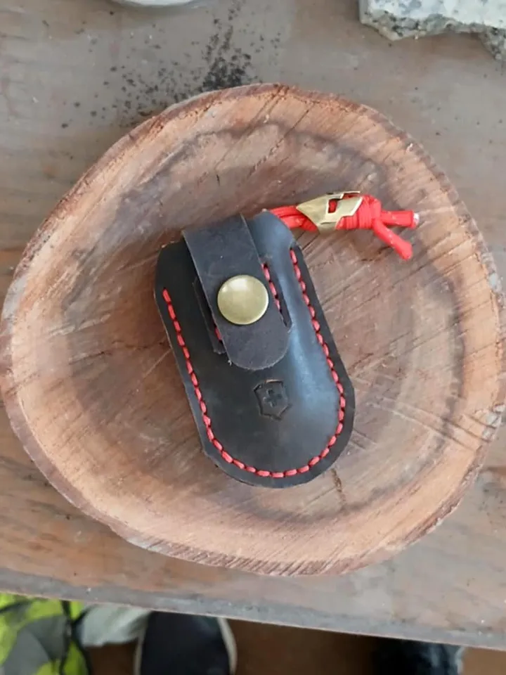 Victorinox Minichamp Leather Sheath Pattern – Digital PDF | DIY Pocket Knife Case | Leathercraft Template for Outdoor & EDC Lovers