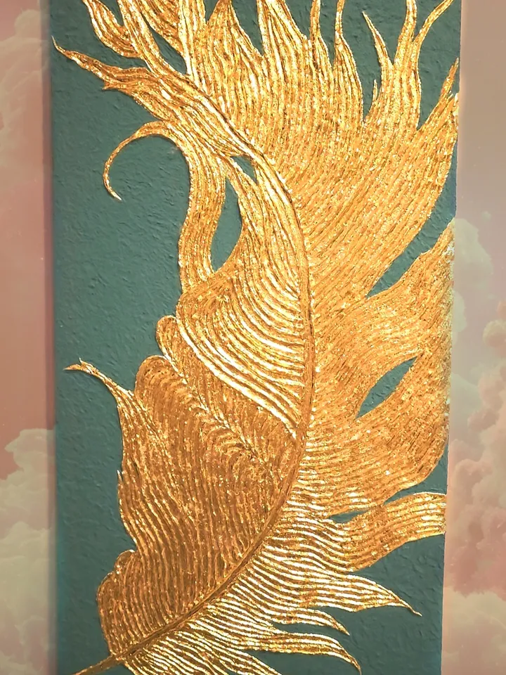 Painting Golden Feather