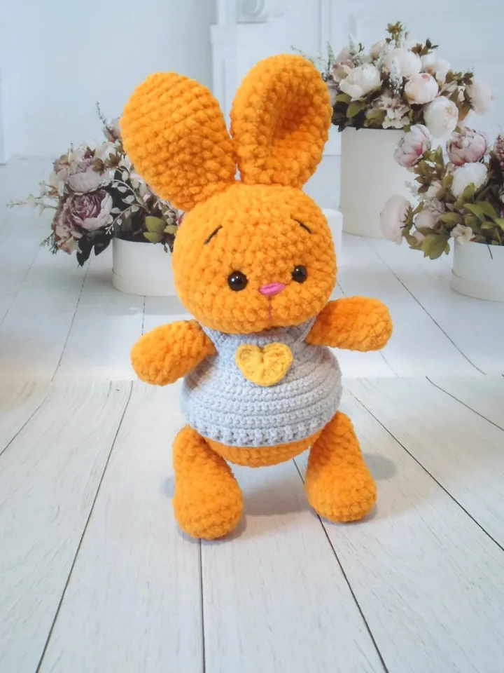A stuffed rabbit, a stuffed toy, 2 pcs .
