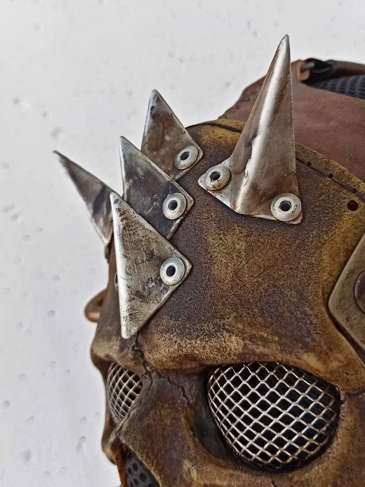 Cyberpunk Post-Apocalypse Skull Mask