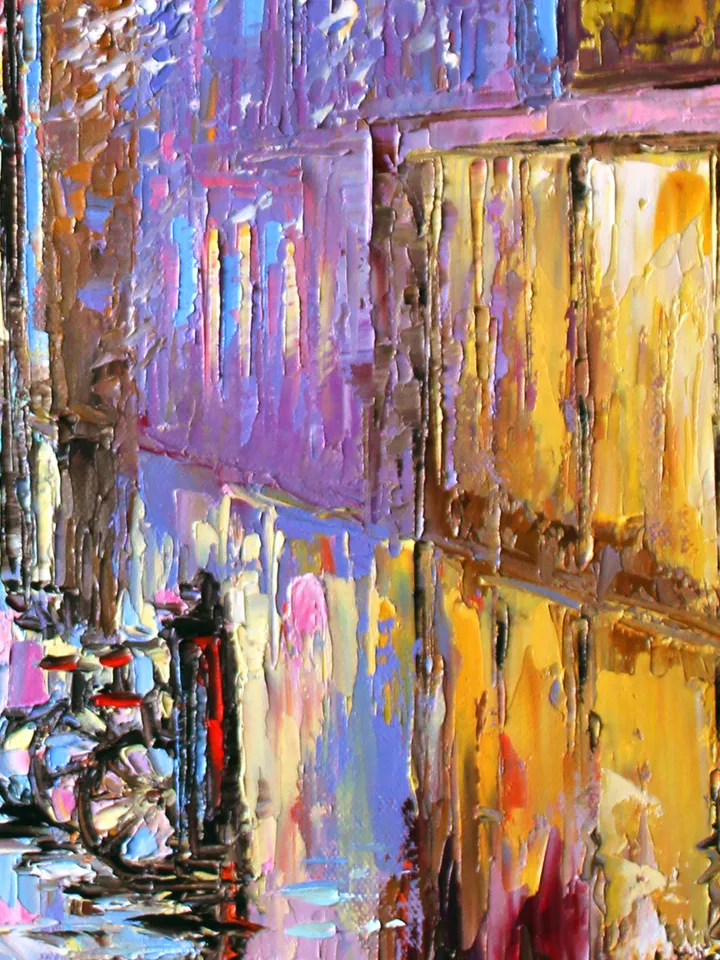 New York Painting Manhattan Original Art by 20x16 inch
