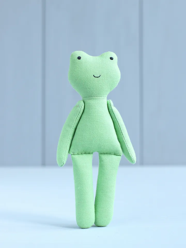 2 PDF Frog Family (Large Frog and Mini Frog Stuffed Animals) Sewing Patterns Bundle