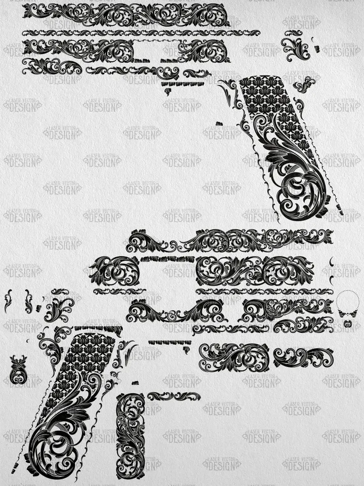 VECTOR DESIGN Ruger SR 1911 Scrollwork