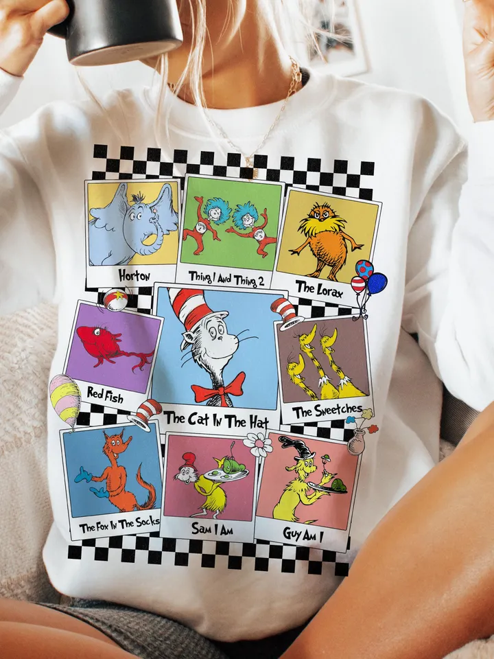 Read Across America Day png, One fish two fish, Dr.susse Png, Red fish blue fish, Reading Day png, Teacher gift png, Toddler seuss shirt png
