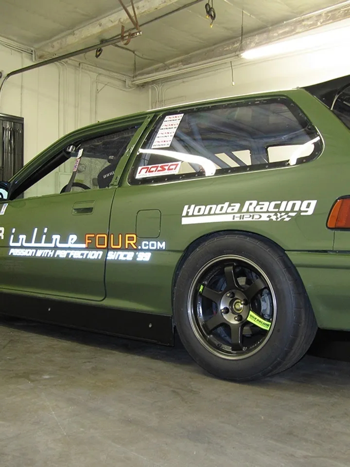 Aluminum Side Skirts Time Attack 4" for Honda Civic 88-91 Ef hatch