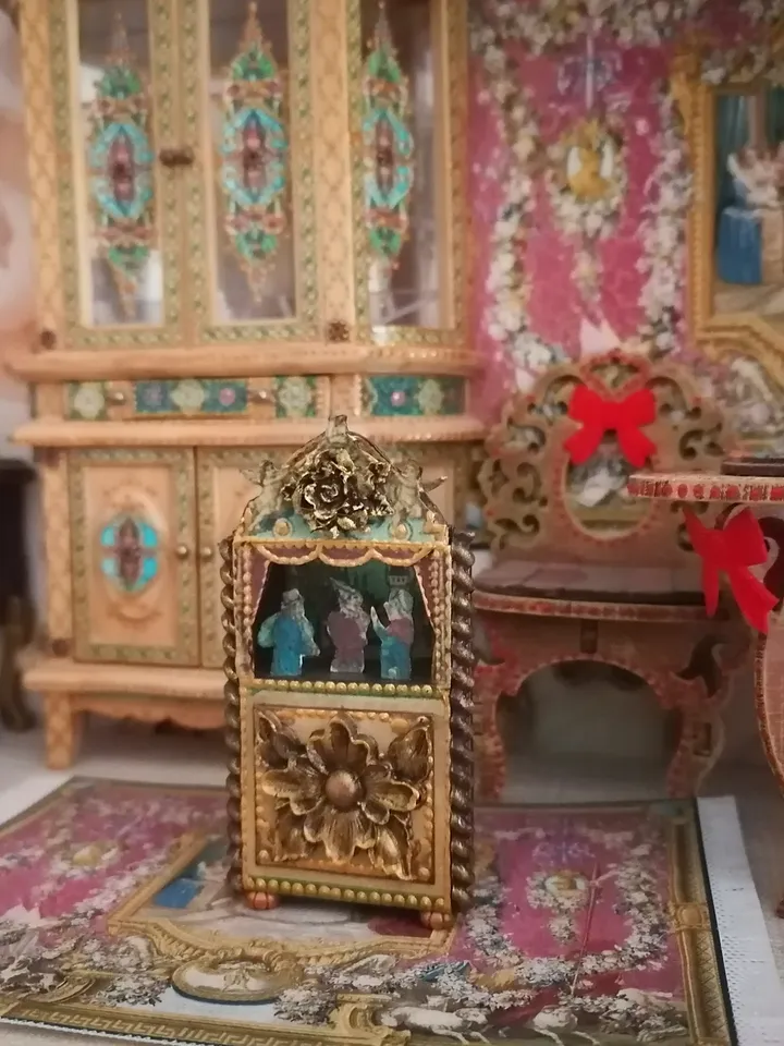 Puppet show. Ancient theater.1:12 scale.