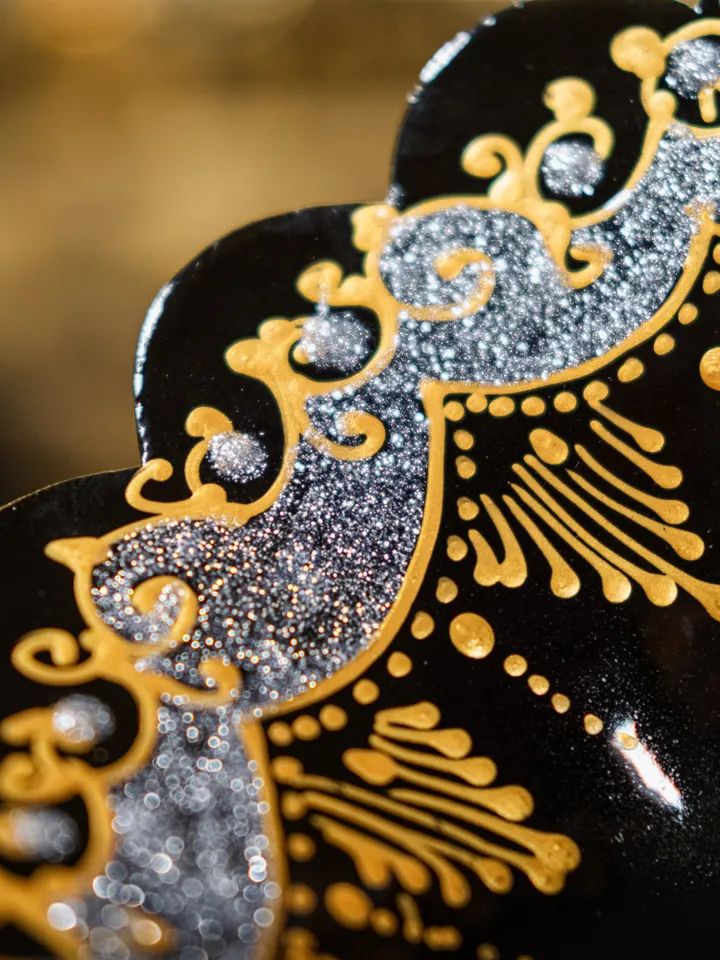Handpainted Ceramic Acoustic Gramophone