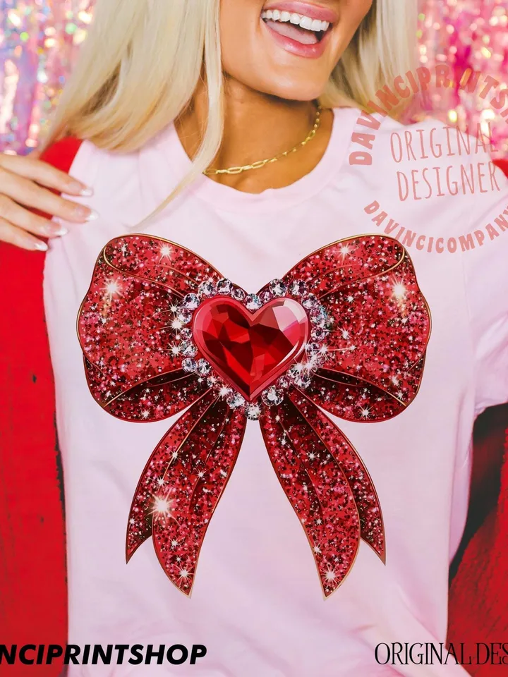 Valentines Day Heart Coquette bow Png, Coquette Valentines png bundle, Valentines png, Valentine Love Png, Valentines Heart png, Love png