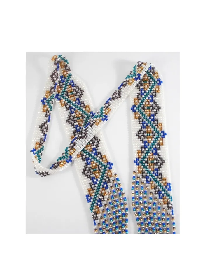 Bead loom patterns, schemes for a Gerdan-Split-Loom Necklace, Beading Loom only Pattern, Instant Download, PDF