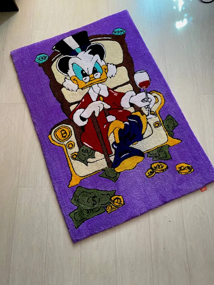 Scrooge McDuck Tufted Carpet