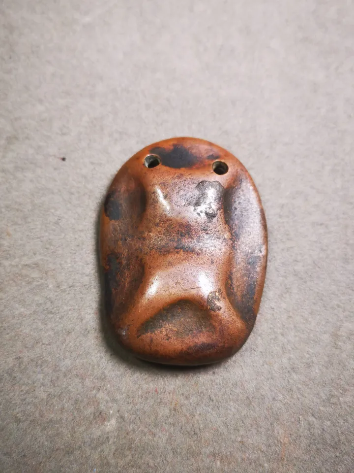 Gandhanra Old Tibetan Buddha Statue Tsa Tsa Mold, Citipati Amulet, Shmashana Adhipati Pendant,DIY Tsha Tsha Statue