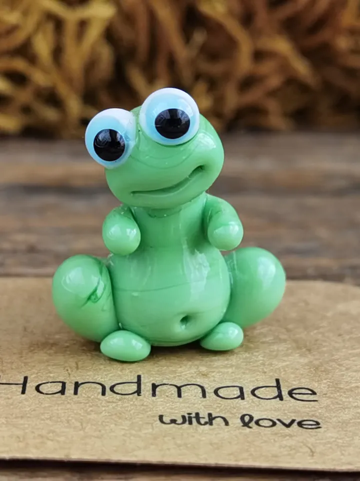 Glass figurines Dinosaur figurine Glass dinosaur decor Miniature Dinosaur gift Dino figurine Tiny glass animals Terrarium DINOSAUR ORNAMENTS