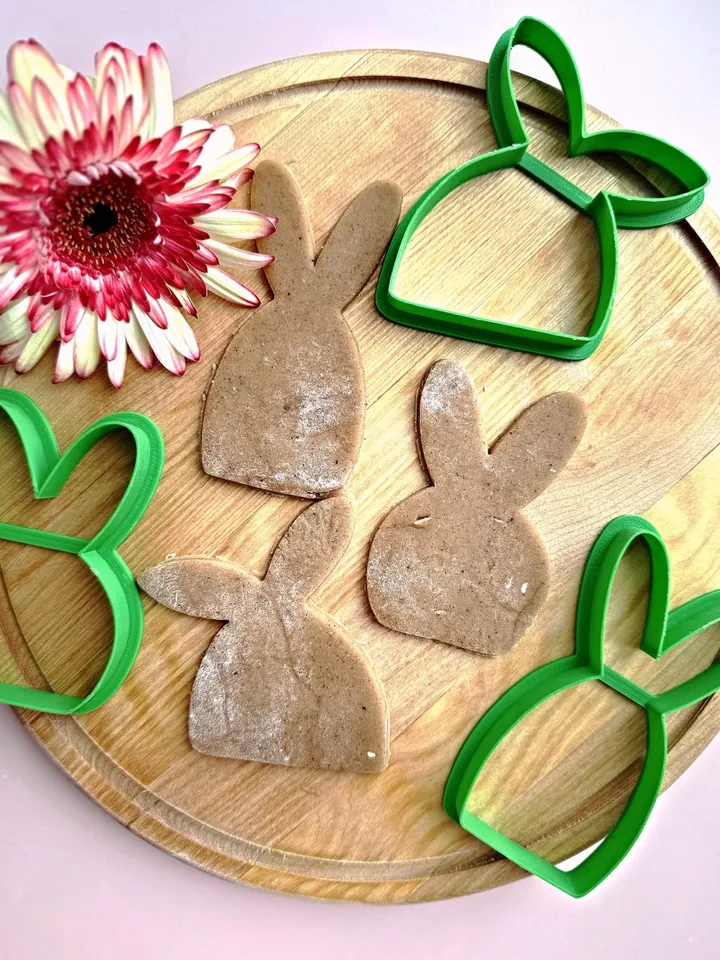 Easter cookie cutter Custom stamp for cake topper gingerbread decor cutters sugar cookies polimer clay