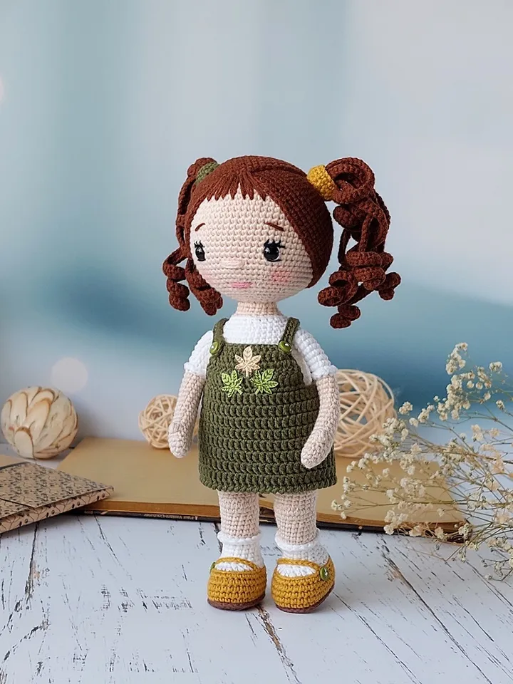 Crochet pattern doll. Tutorial doll. Crochet pattern amigurumi doll. Doll paterns. Doll pattern in english. Amigurumi.