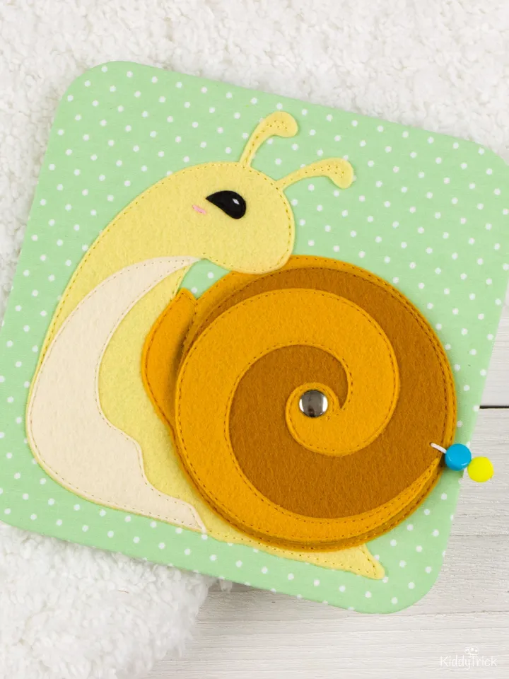 Snail - Felt Applique - Sewing Pattern