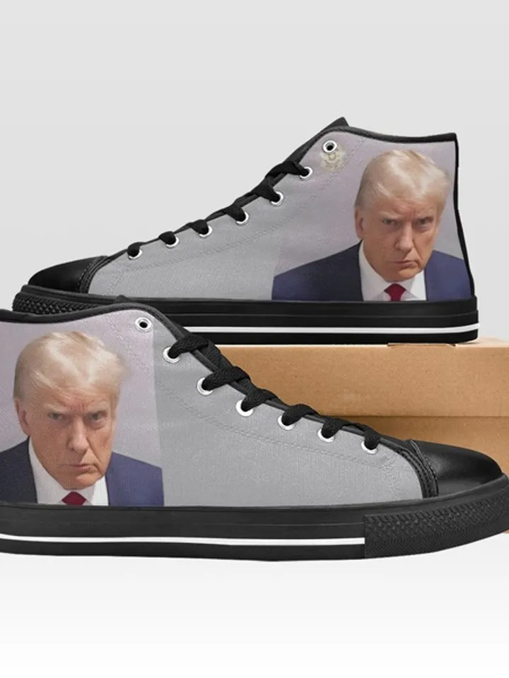 Trump Mugshot Shoes