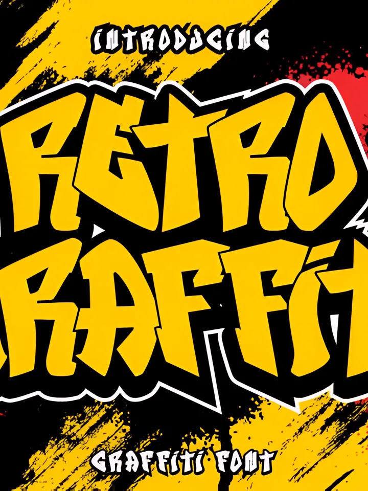 Retro Graffiti Font