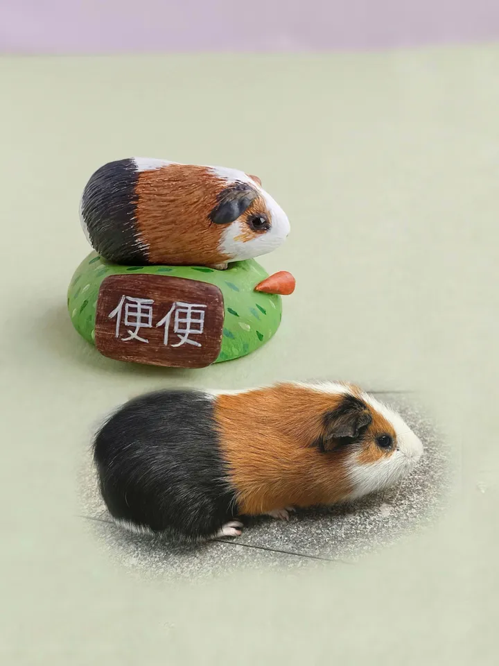 Custom guinea pig small figurine
