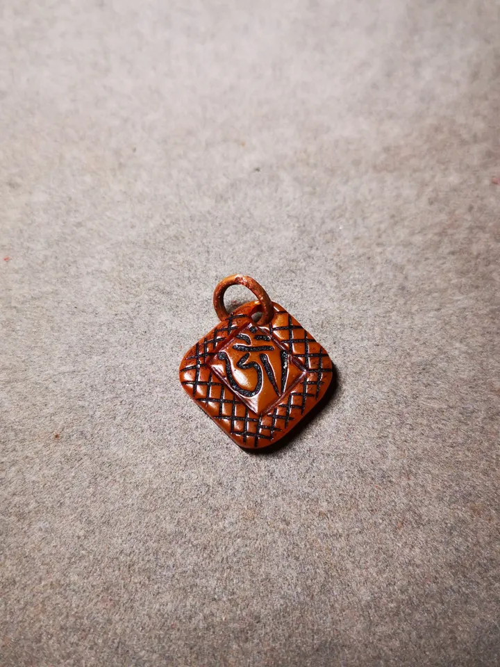 Yak Bone Carved Tibetan Alphabet OM,Mala Pendant,Bead Counter Clip,Prayer Bead Accessories,Gandhanra Tibetan Amulet