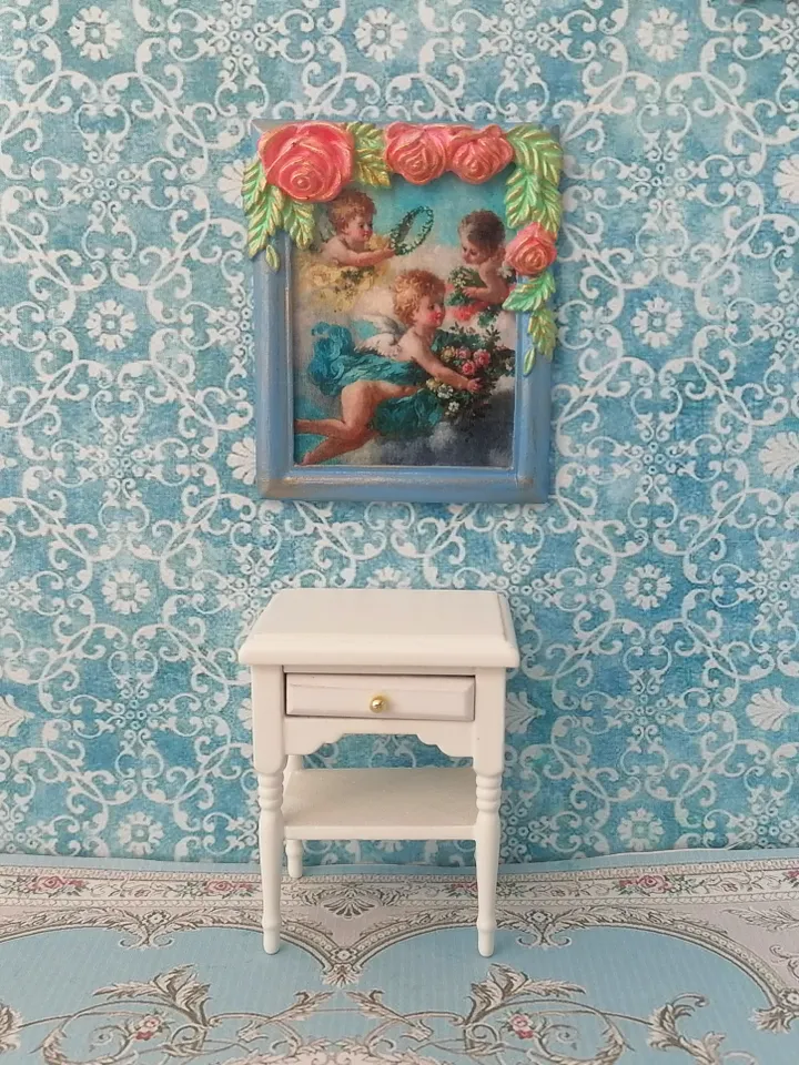 Paintings for a dollhouse. 1:12. Handmade. Paintings in miniature. Vintage paintings.