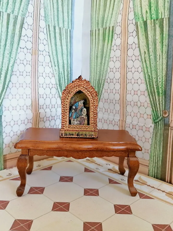 Nativity scene. Christmas miniature. Dollhouse miniature. 1:12.Dollhouse miniature. handmade. Christmas. Gift for Christmas.