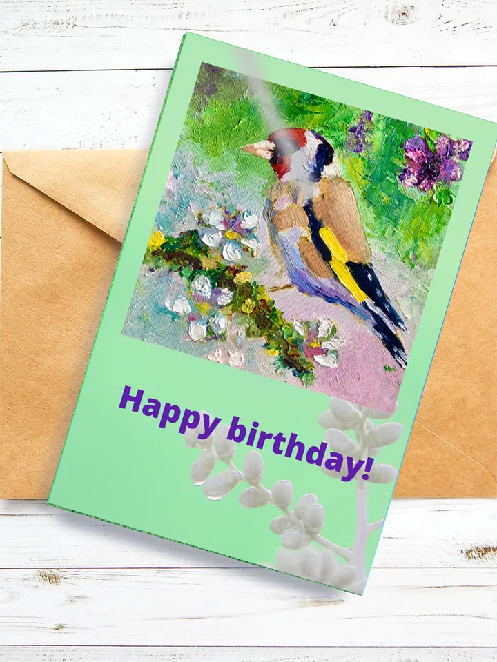 Greeting cards with birds, set of cards from my original paintings, funny birds on a printable card, digital download