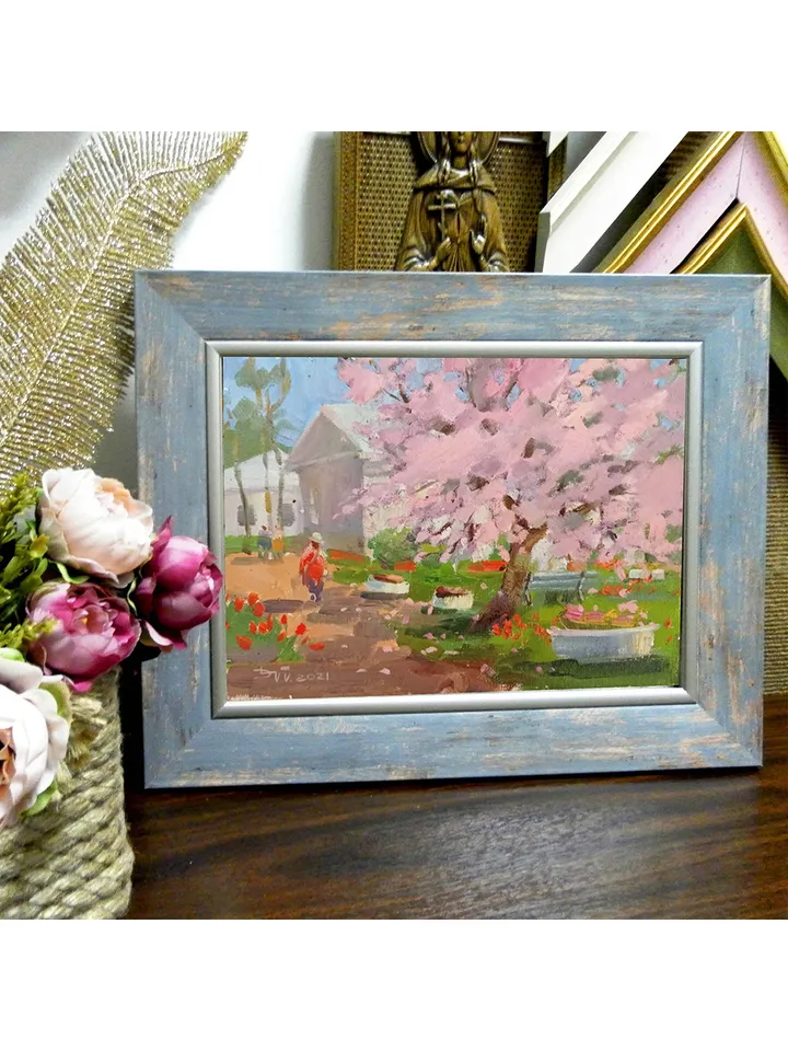 Landscape painting. 8x10 painting oil original