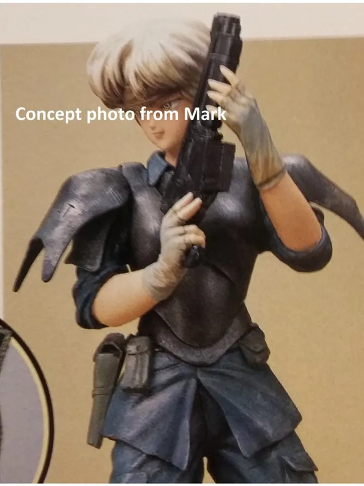 Anime cosplay commission - Appleseed - ESWAT - futuristic police - shoulder armo