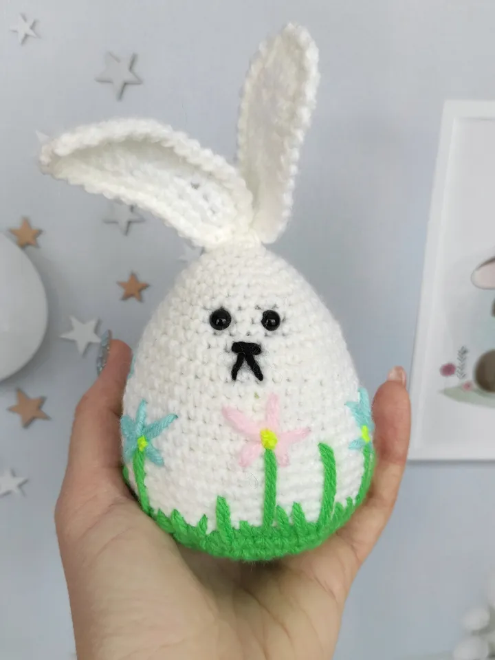Set Easter bunny toy, Easter decoration, Easter soft toy