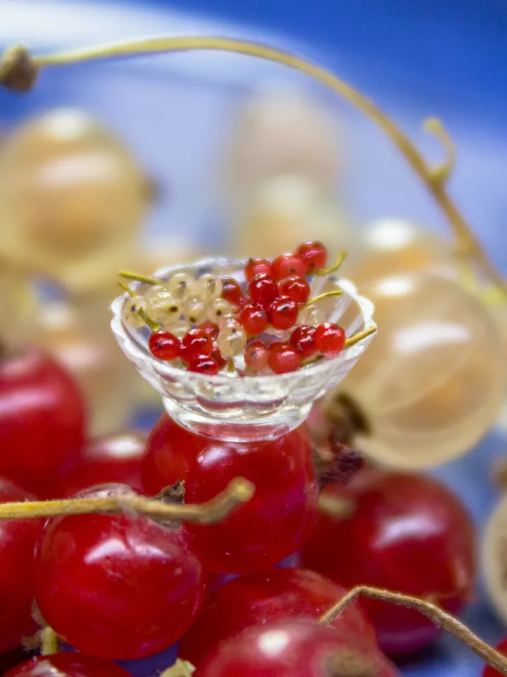 TUTORIAL Miniature red currants with polymer clay