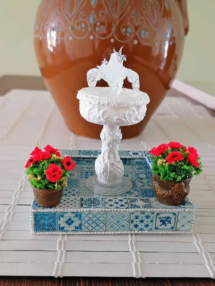 Flowers for the doll house. Puppet miniature. 1:12. Range.