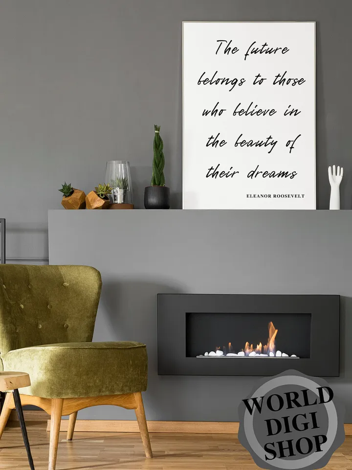 Eleanor Roosevelt Quote Poster, Digital Art, Printable Art, Wall Decor, Wall Art, Home Decor, Wall Hanging, Office Decor,PNG, JPG, SVG