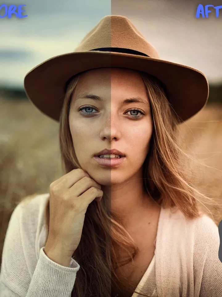 80 Portrait Lightroom Presets Exclusive Collection, Desktop Presets, Mobile Presets, Portrait Presets, Selfie Presets, DNG, XMP, Lrtemplate