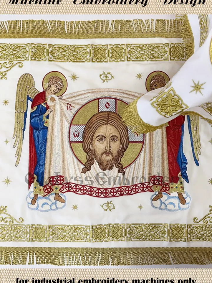 The Holy Mandylion embroidery design