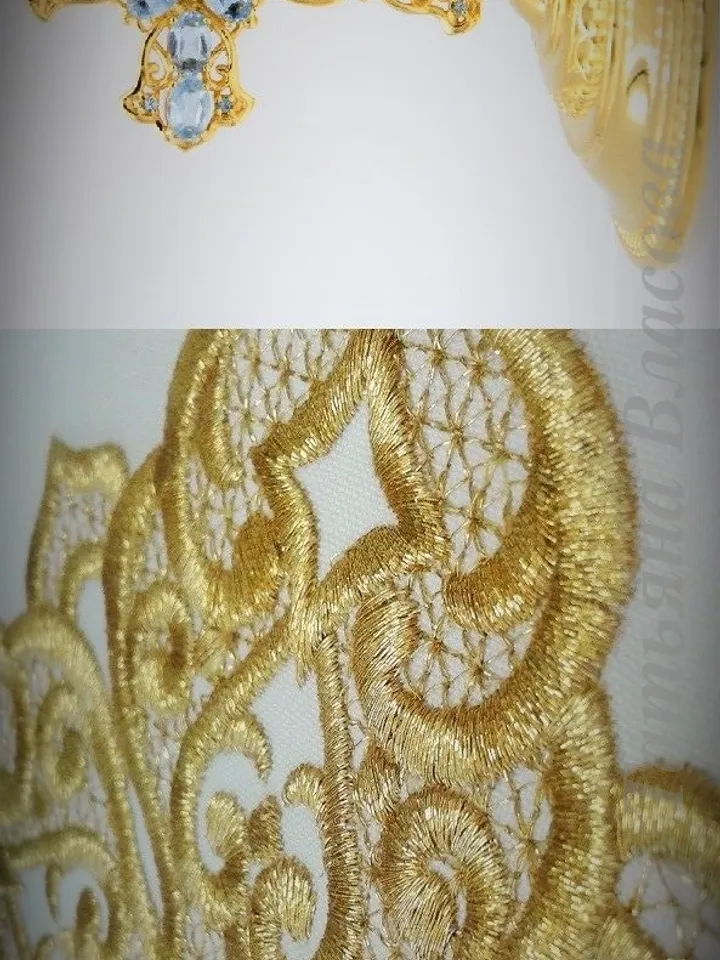 Mitra designs for an industrial embroidery machine.