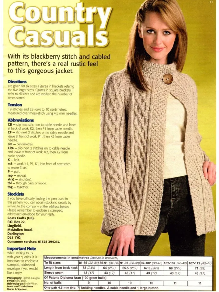Cardigan knitting pattern jacket women ladies pattern long cardigan pdf instant download