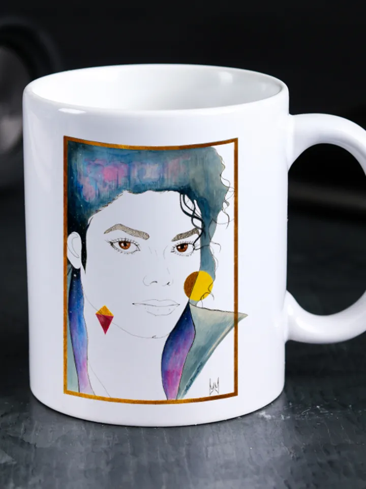 Michael Jackson artist love soul pop music, cup, shirt decor, Clipart PNG, Digital Art by AeroDreamSoul