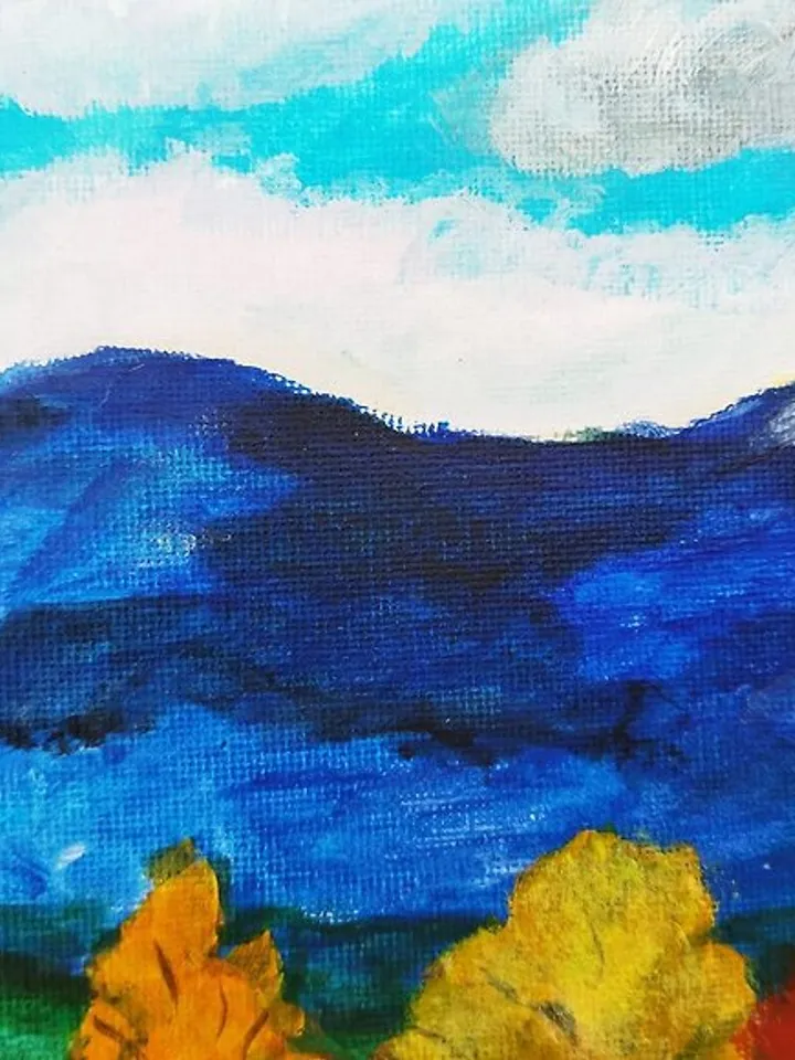 painting rustic landscape wall decoration rustic landscape impressionism