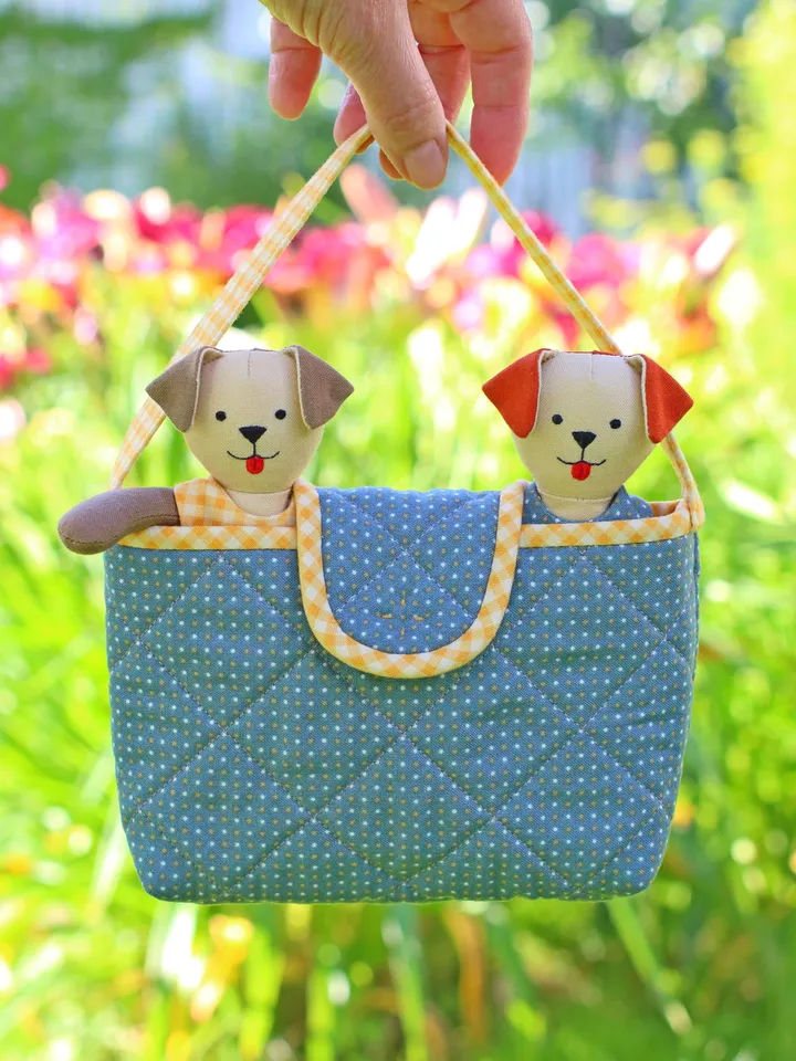 PDF Bag for Two Mini Dolls Sewing Pattern