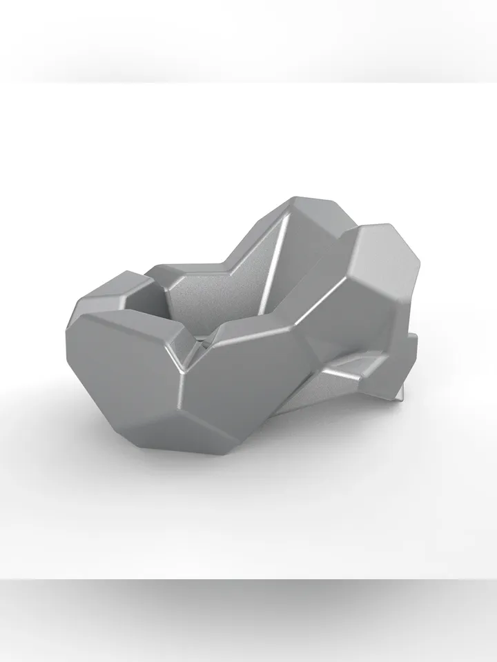 Welding Project Plans Drawings Skull Ashtray (DXF, PDF)