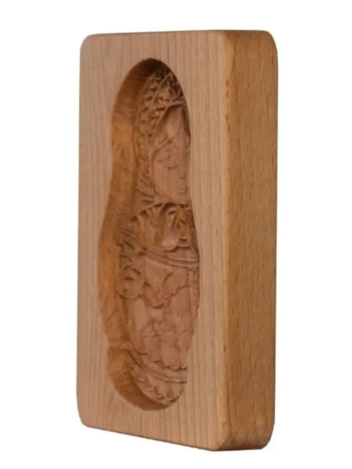 Matryoshka Embossed cookie mold, cookie cutter, wooden mold, Wooden stamp stamp for gingerbread cookies springerle stamp