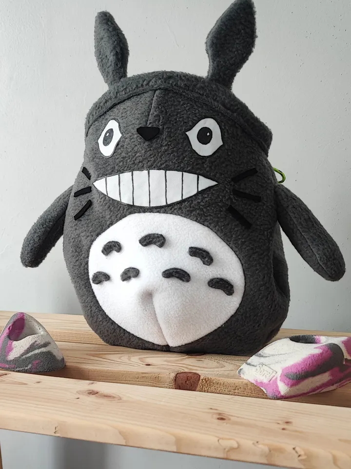 Chalk bag for rock climbing Totoro