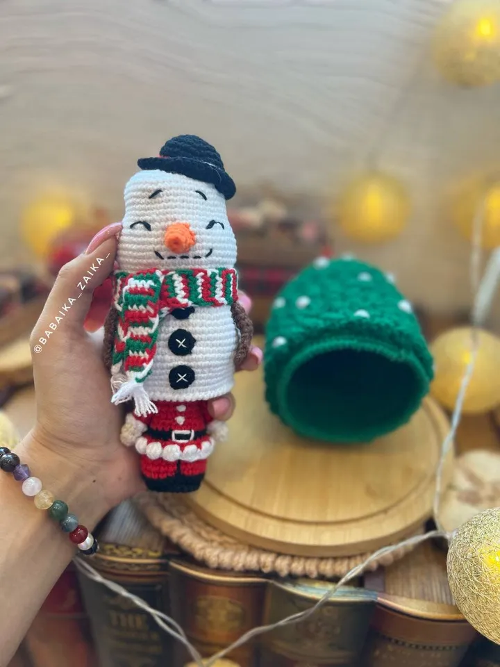PDF Christmas SET: Santa Claus Snowman Christmas Tree Christmas ornament Christmas decoration Xmas toy Christmas Pattern Amigurumi Pattern
