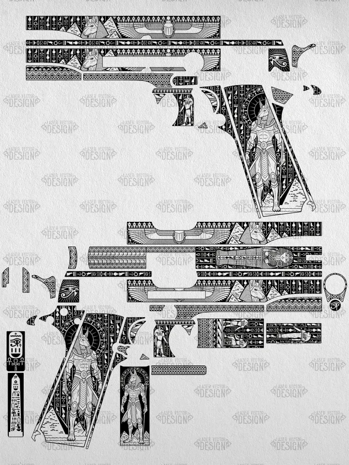 VECTOR DESIGN Colt 1911 government Anubis