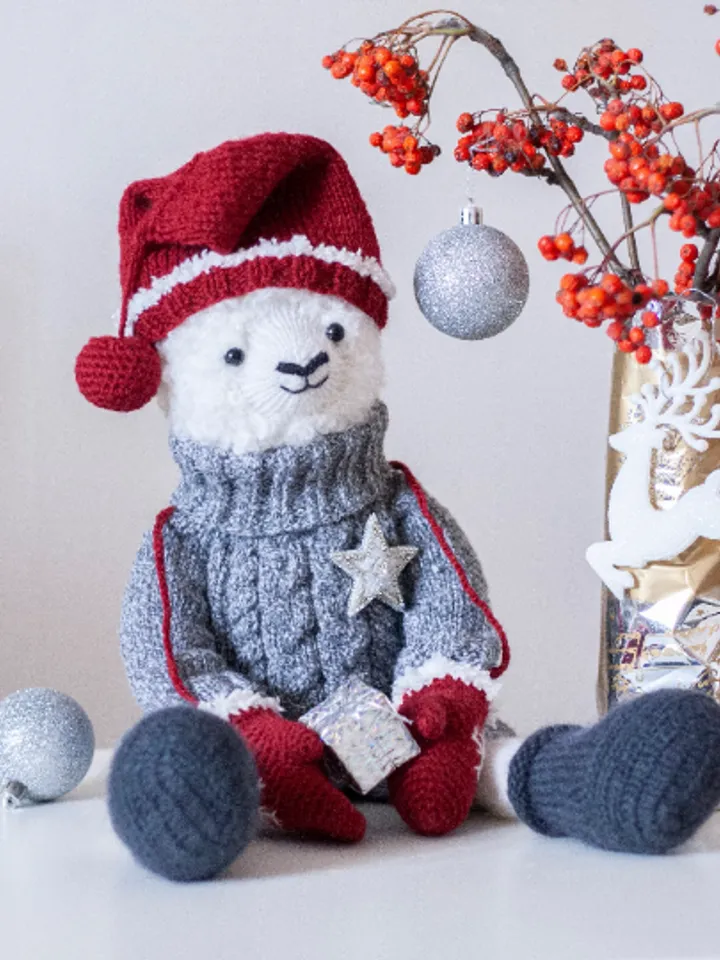 Organic Handmade LLama Toy: Eco-Friendly, Sustainable Plushie for Unique Baby Shower Gifts/ 2 LLamas