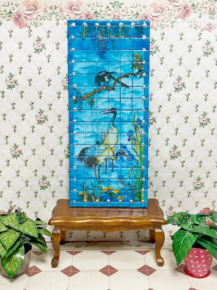 Tutorial. Panel for a doll's house. 1:12.1:6